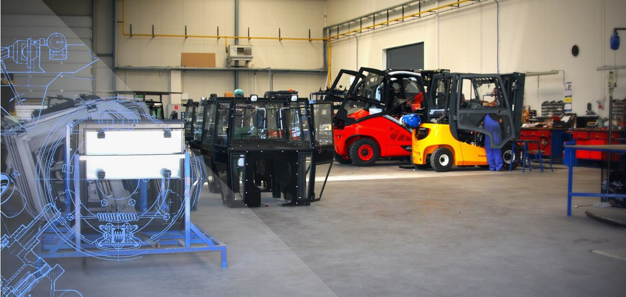Producator de cabine pentru stivuitoare si alte vehicule din Polonia